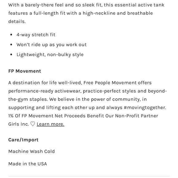 FP Good Karma Long Tank - Picture 11 of 11